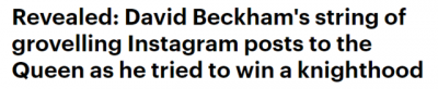 公益攏系「假」？貝克漢驚傳「郵件事件」爆出負面新聞「這他X可是我的錢！」？完美形象一夕間都毀了！
