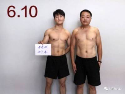 6個月肉圓變型男，這對健身父子火了