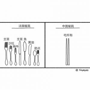 在中國的外國人畫的中西方對比，戳心了！