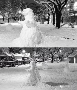 一場東京暴雪，一夜之間日本人民堆雪人的腦洞再！也！關！不！住！了！