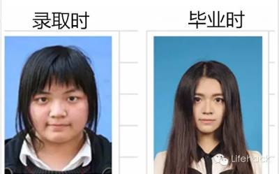 大學四年，女漢子變女神！！每個都變超美啊！會打扮太重要了…