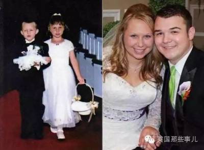 17年前，他倆是一對花童。17年後，他們倆竟然結婚了！還在當年的那個教堂....只是這17年的變化簡直嚇壞網友！