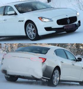 Maserati Quattroporte雪白無偽現身，年式小改新車2017年登場