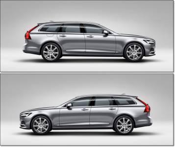 旗艦旅行車Volvo V90如期亮相！來看看這位來自瑞典的標緻姑娘吧，尤其是那把家族直傳的「雷神之槌」……