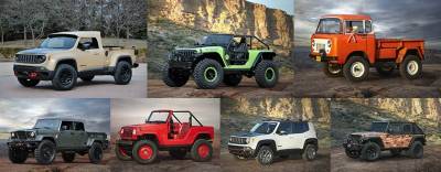 吉普七騎士，Jeep於「Easter Jeep Safari」推出七款概念車！