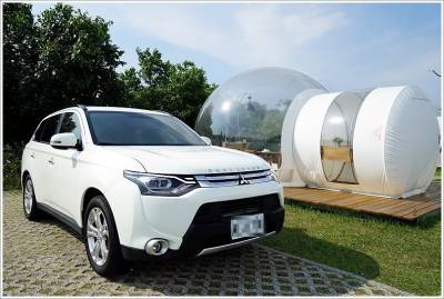 【新北八里】八里泡泡窩x MITSUBISHI OUTLANDER 4WD尊榮七人座 高質感美型省油大空間 安全更升級 出遊露營必備車款